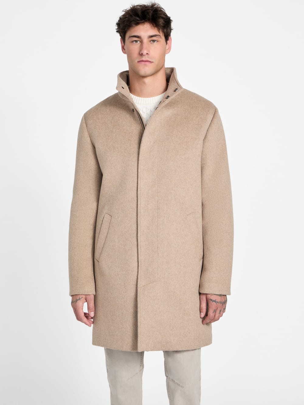 Eco Wool-Blend Urban Coat - Guess