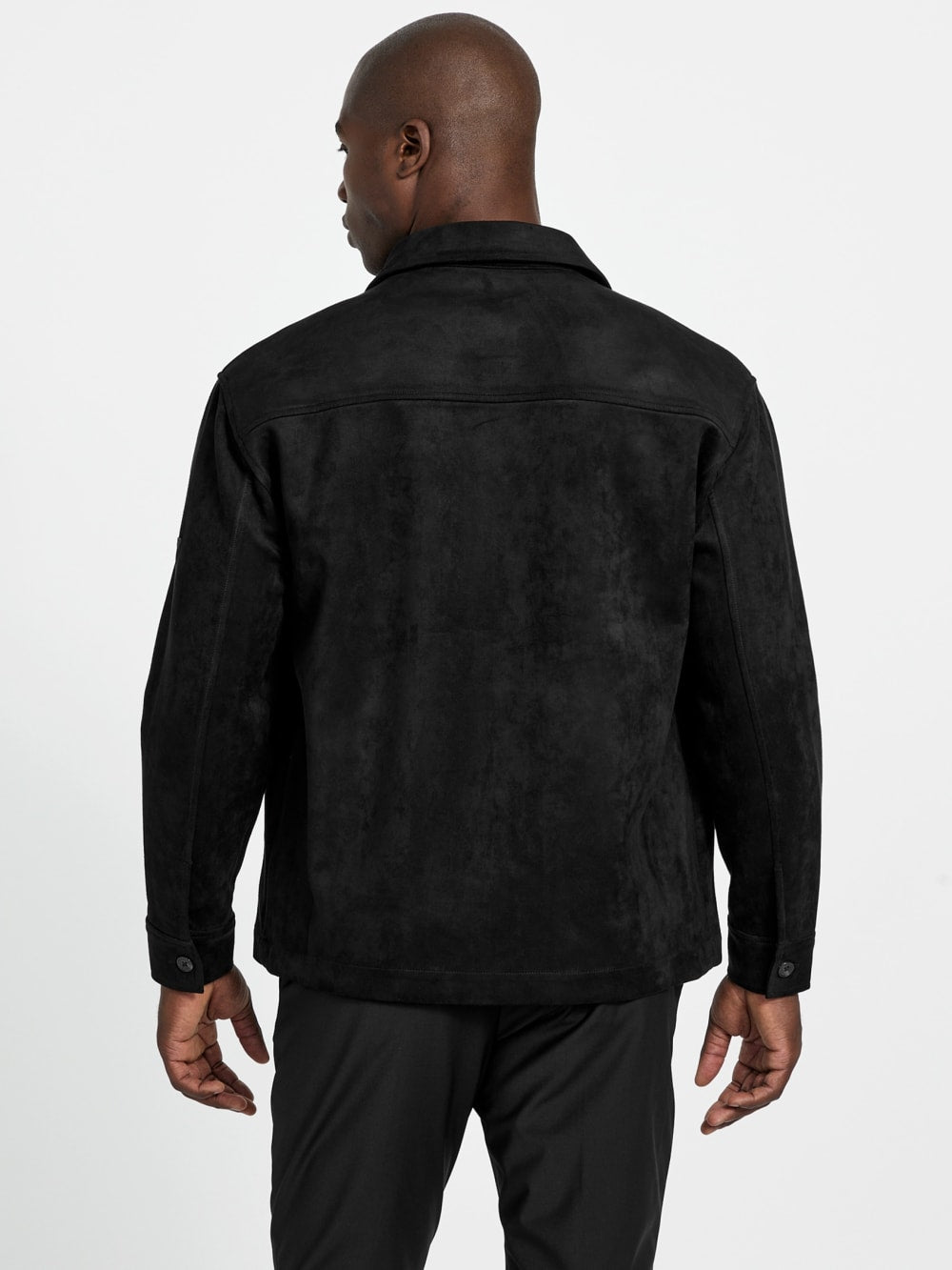 Faux suede overshirt - Guess