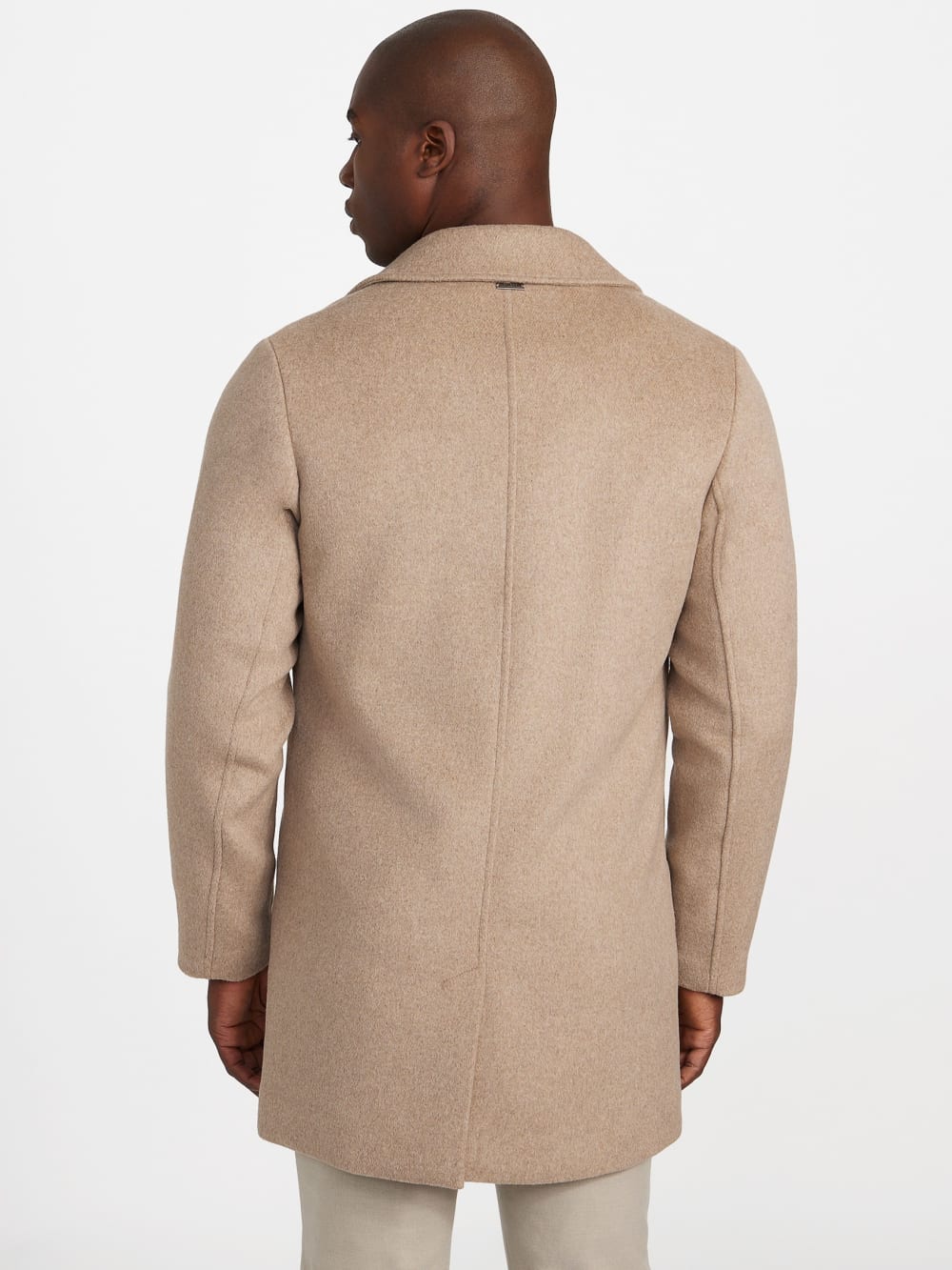 Eco Wool-Blend Fitted Coat - Guess