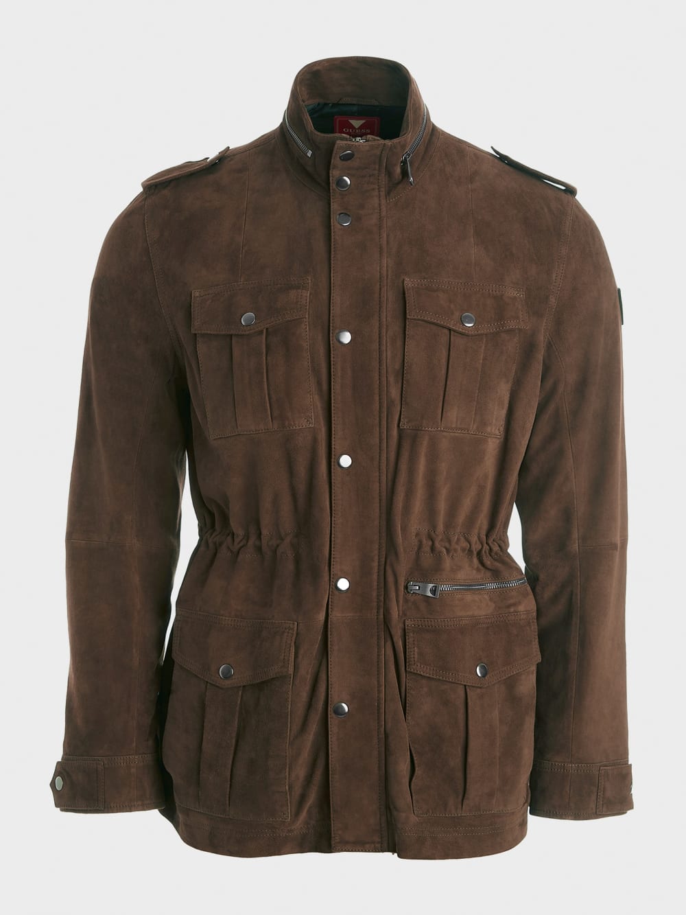 Suede Utility Jacket - Guess