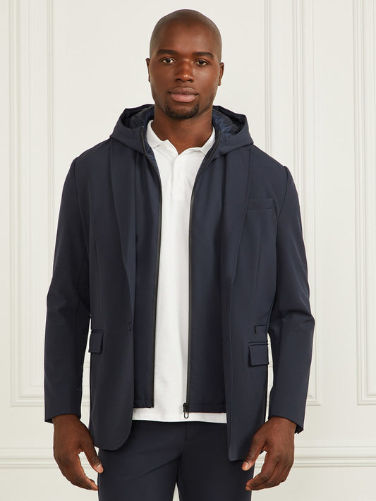 Blazer with Detachable Hooded Vest - Guess