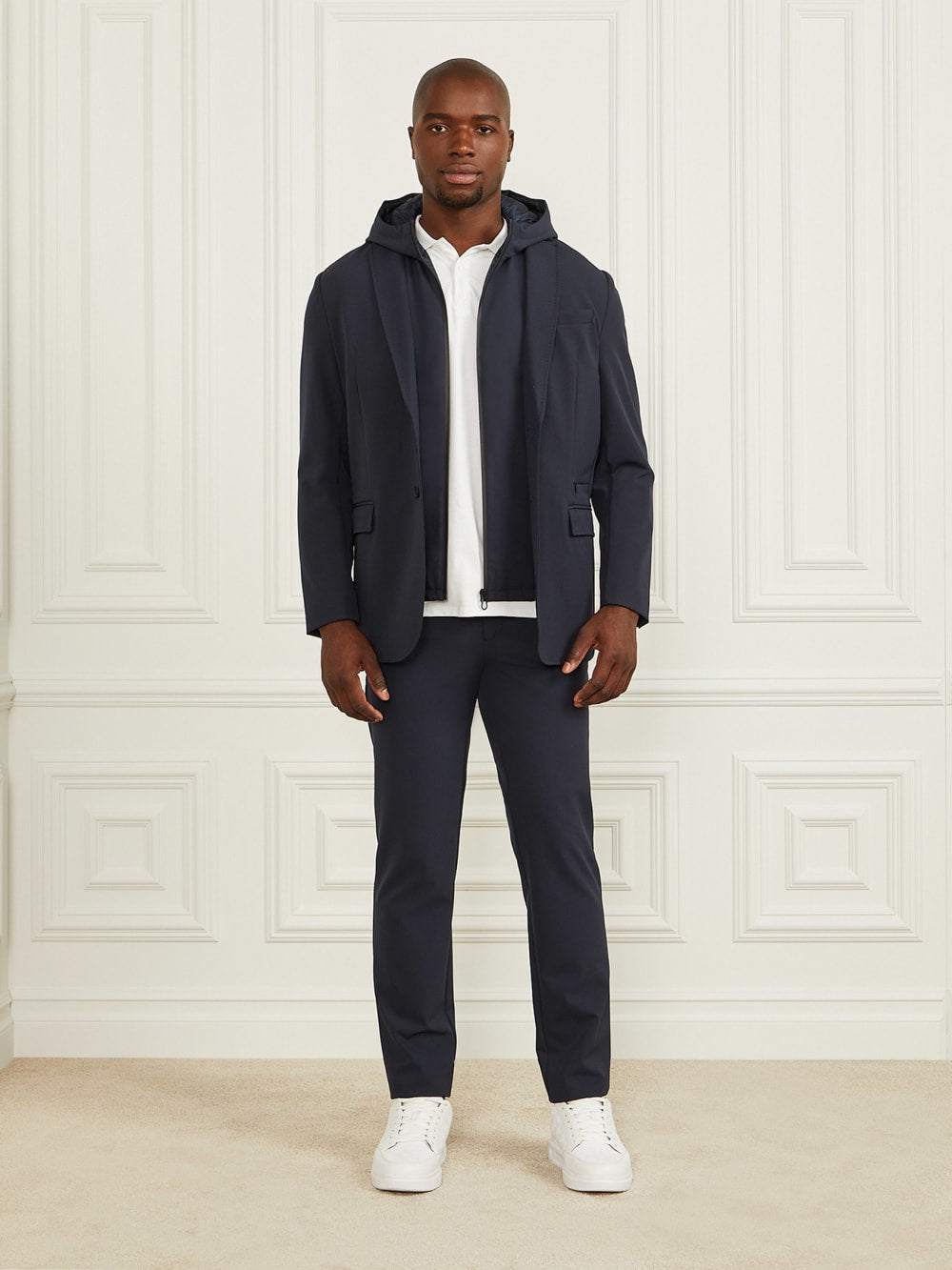 Blazer with Detachable Hooded Vest - Guess