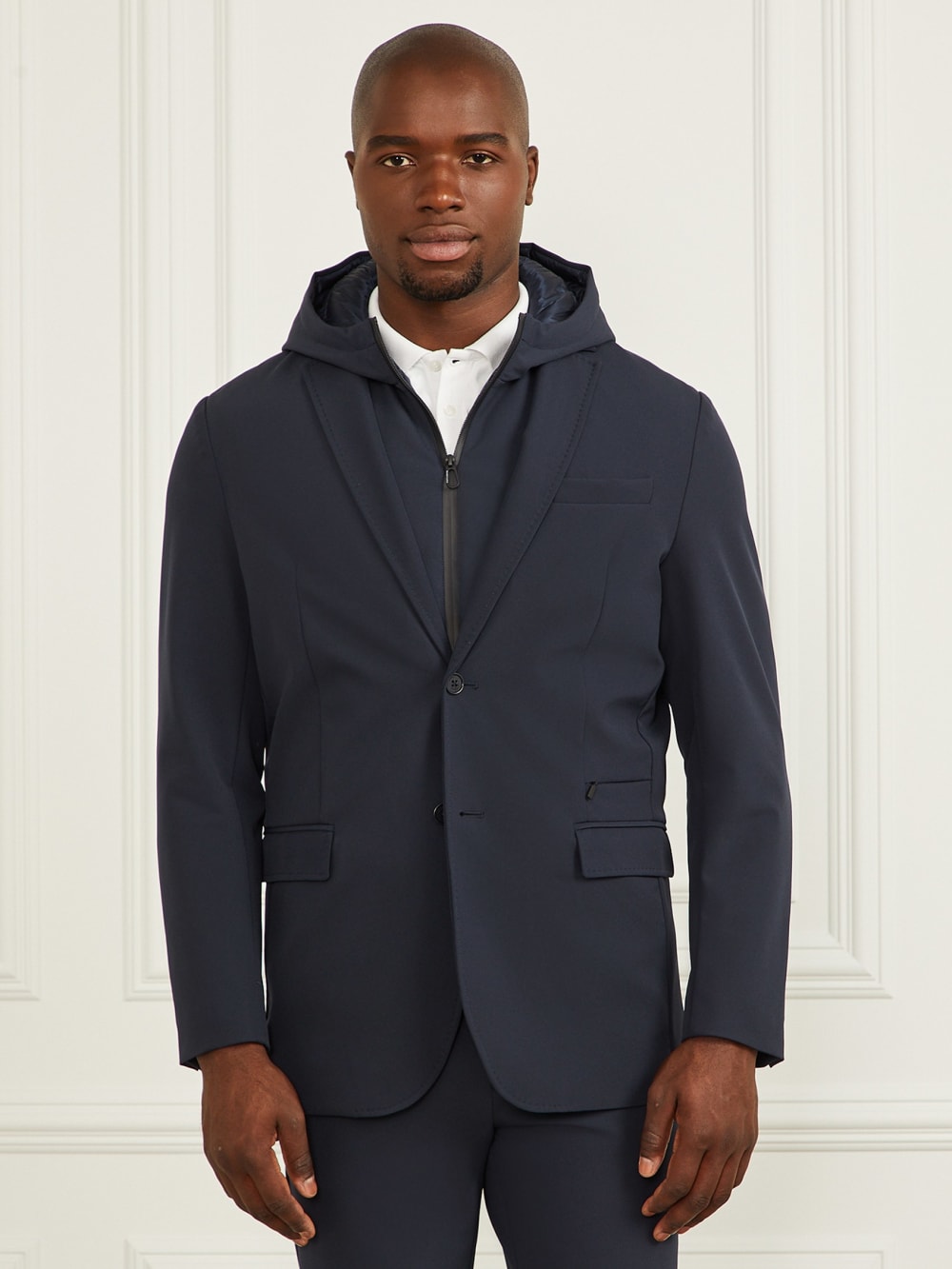 Blazer with Detachable Hooded Vest - Guess