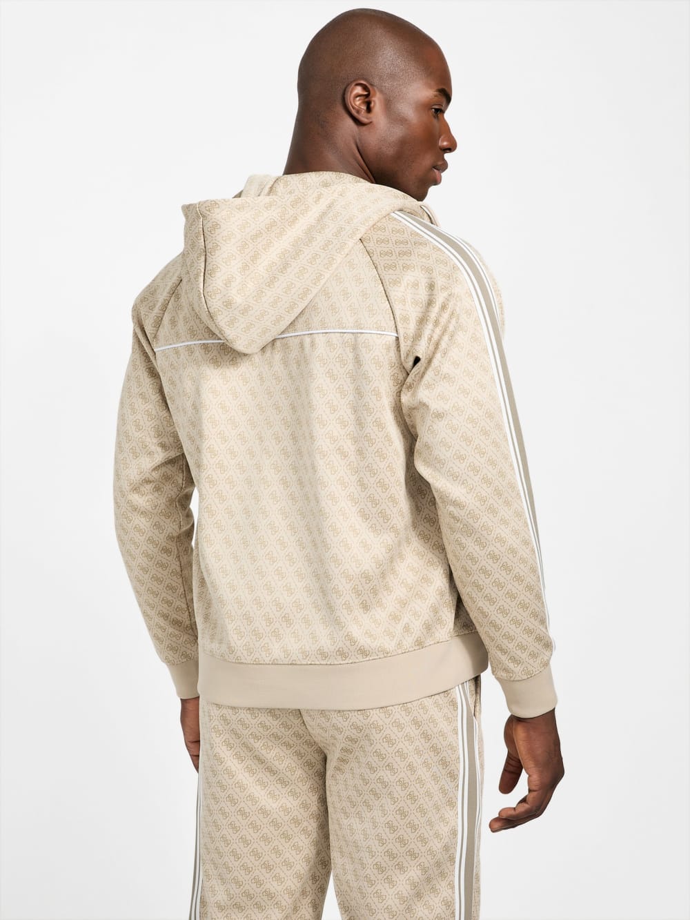 Eco Parimo Jacquard Full-Zip Hoodie - Guess