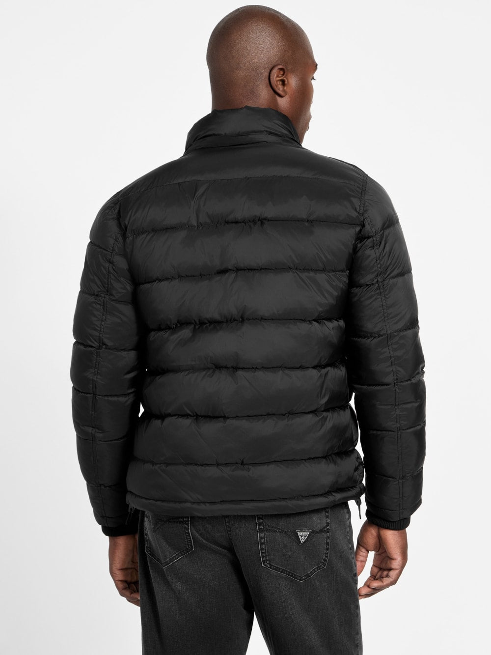 Glacier Matte Nylon Puffer Jacket - Guess