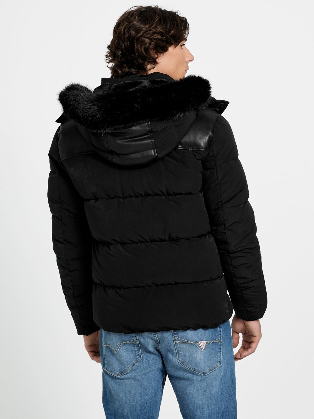 Hooded puffer jacket - Guess