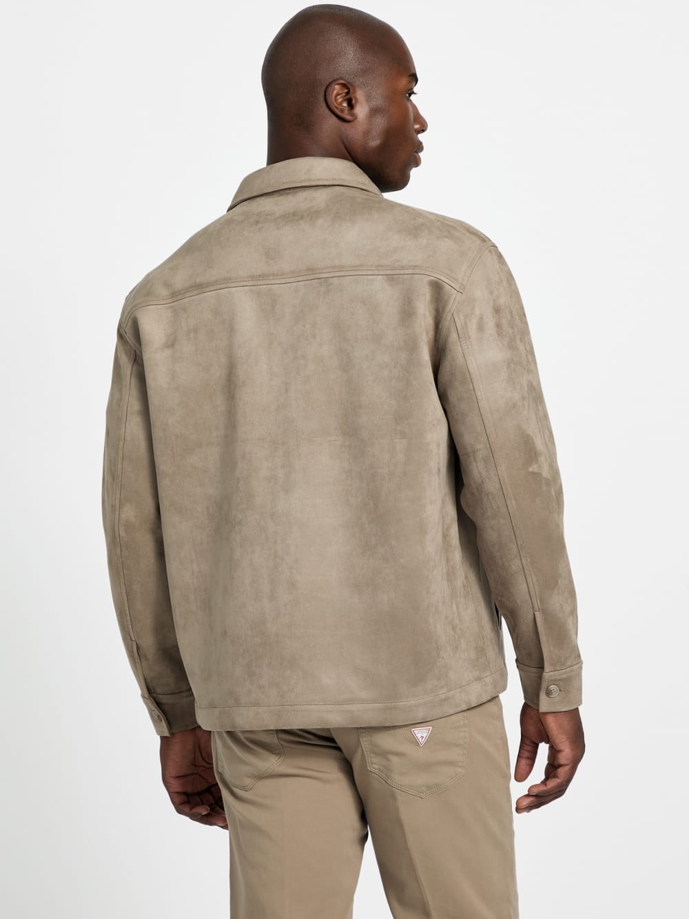 Faux suede overshirt - Guess