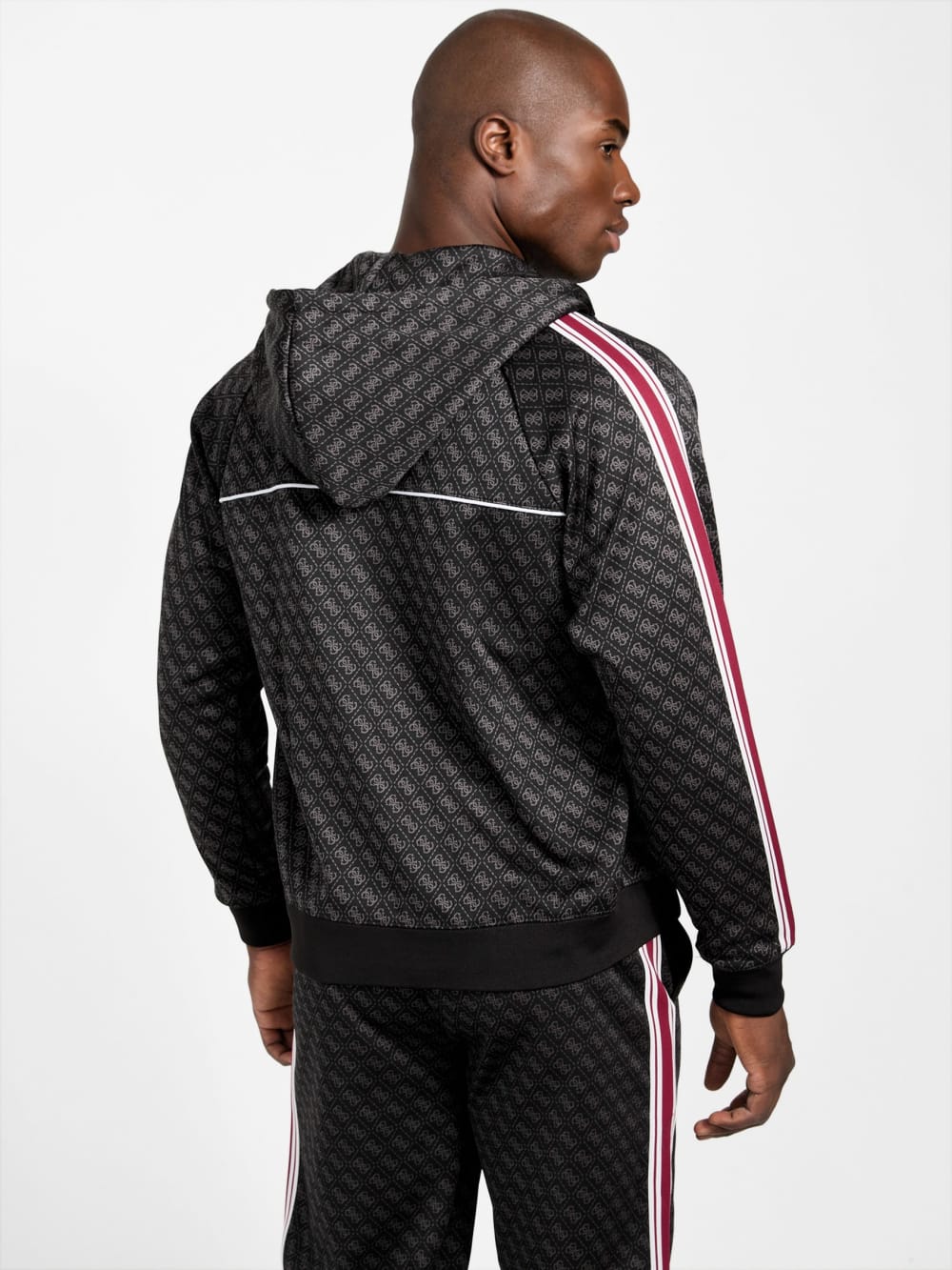 Eco Parimo Jacquard Full-Zip Hoodie - Guess