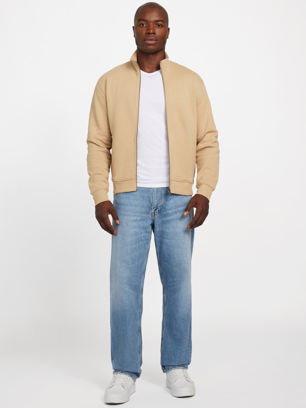 Eco 1981 Label Mock Neck Jacket - Guess