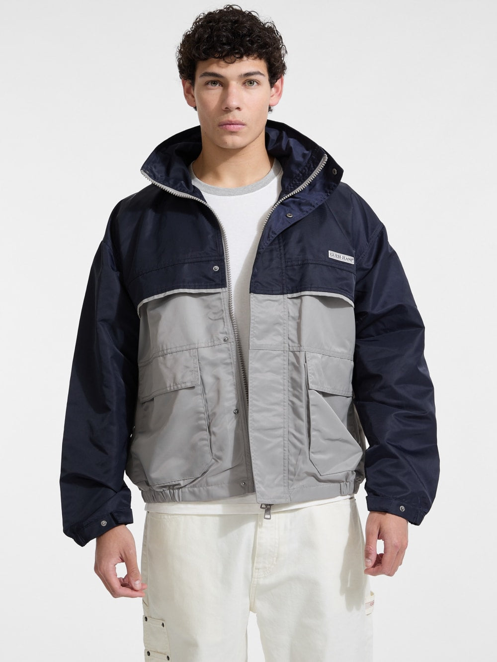 Color-Block Windbreaker - Guess