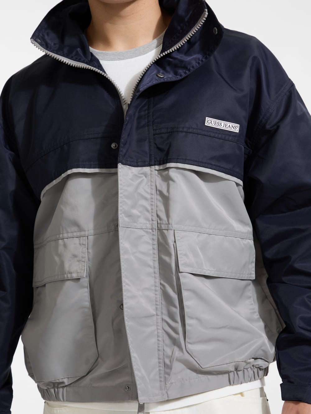 Color-Block Windbreaker - Guess