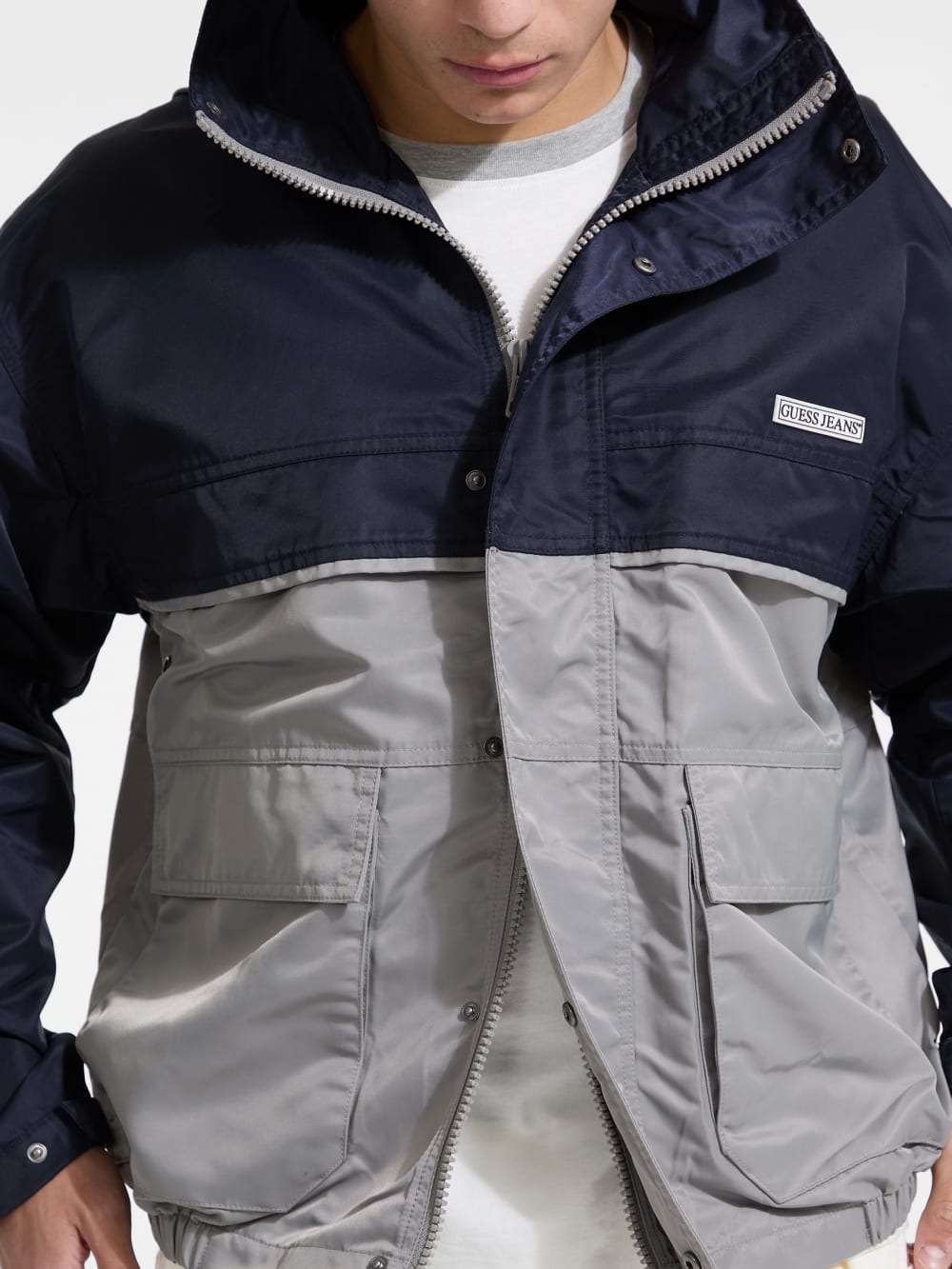Color-Block Windbreaker - Guess