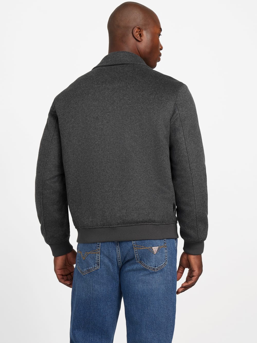 Eco Padded Wool-Blend Jacket - Guess