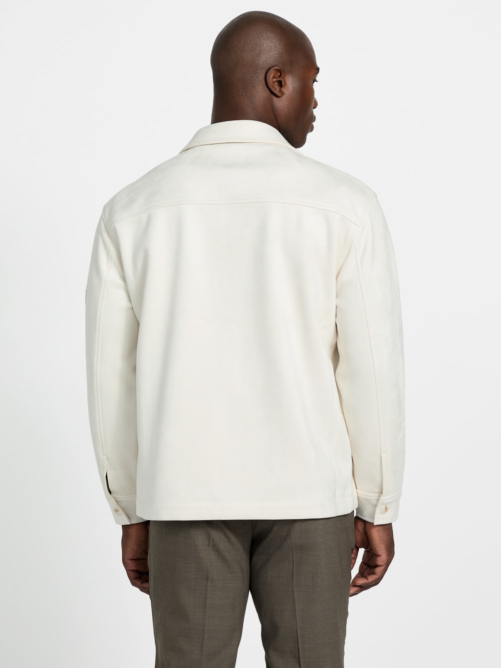 Faux suede overshirt - Guess