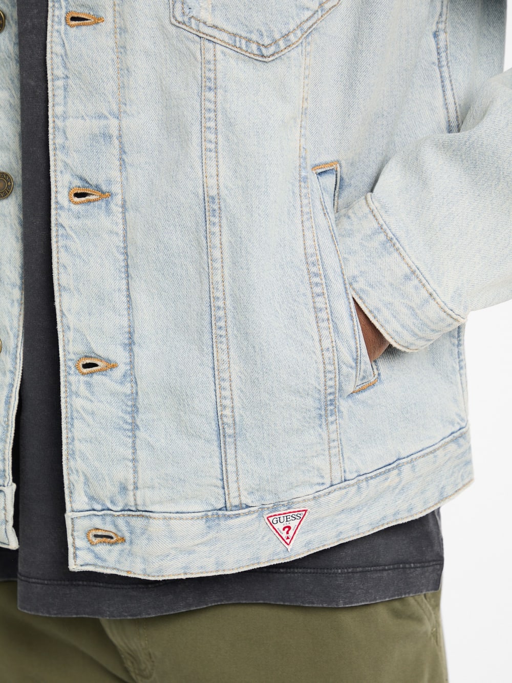 Oversized Denim Truck Jacket - Guess