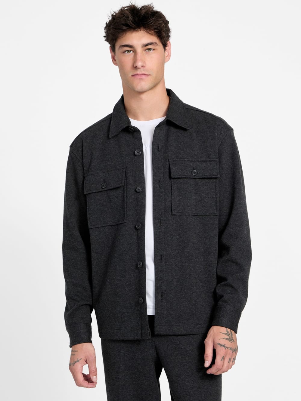Eco Daniel Luxe Knit Shacket - Guess
