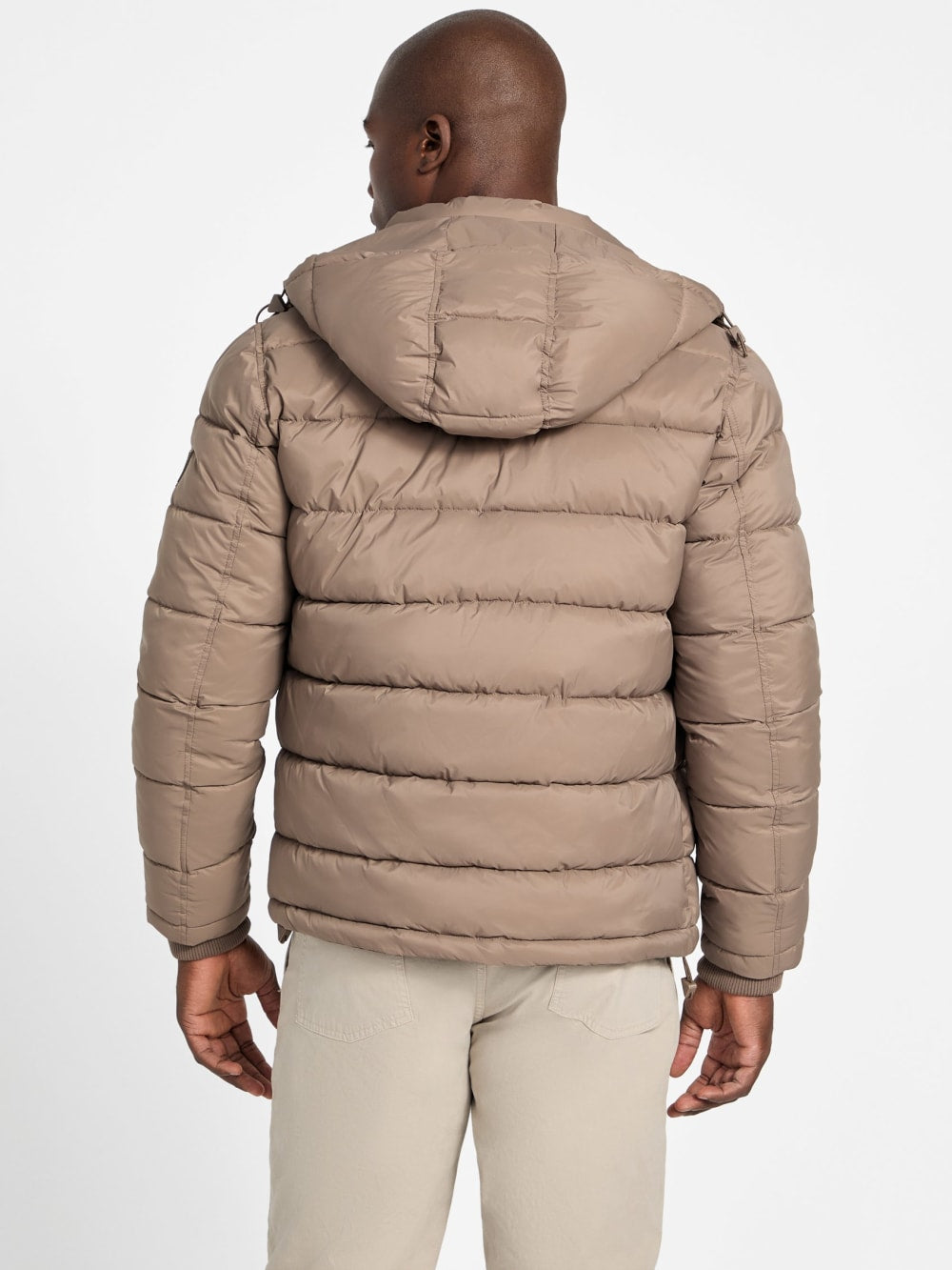 Glacier Matte Nylon Puffer Jacket - Guess