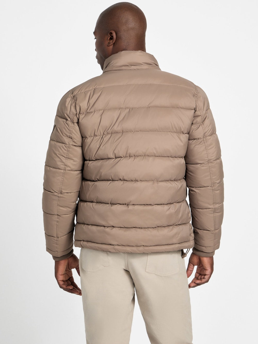 Glacier Matte Nylon Puffer Jacket - Guess