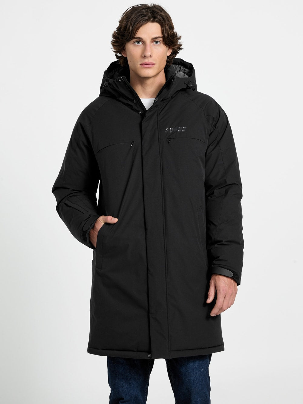 Logo padded coat - Guess