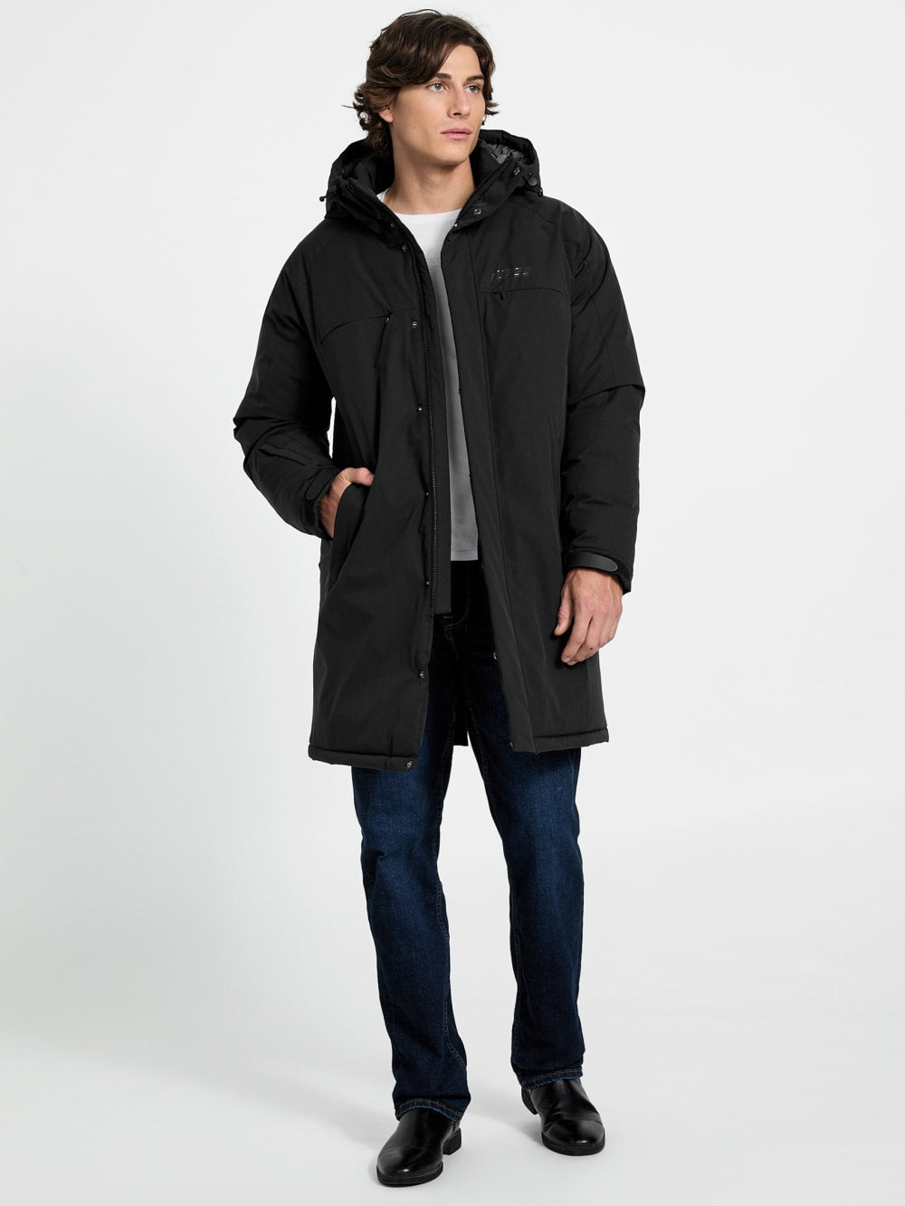 Logo padded coat - Guess