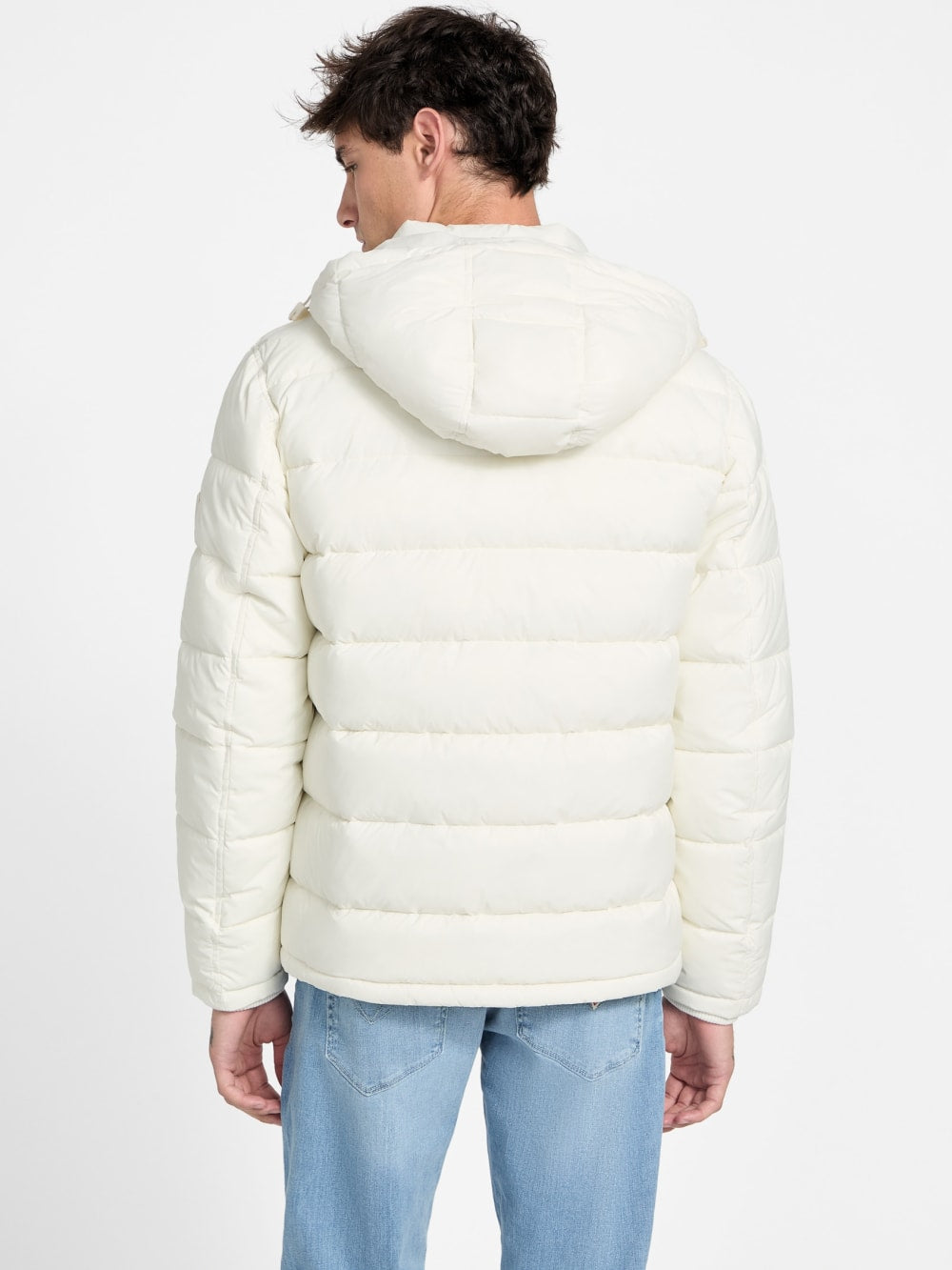 Glacier Matte Nylon Puffer Jacket - Guess