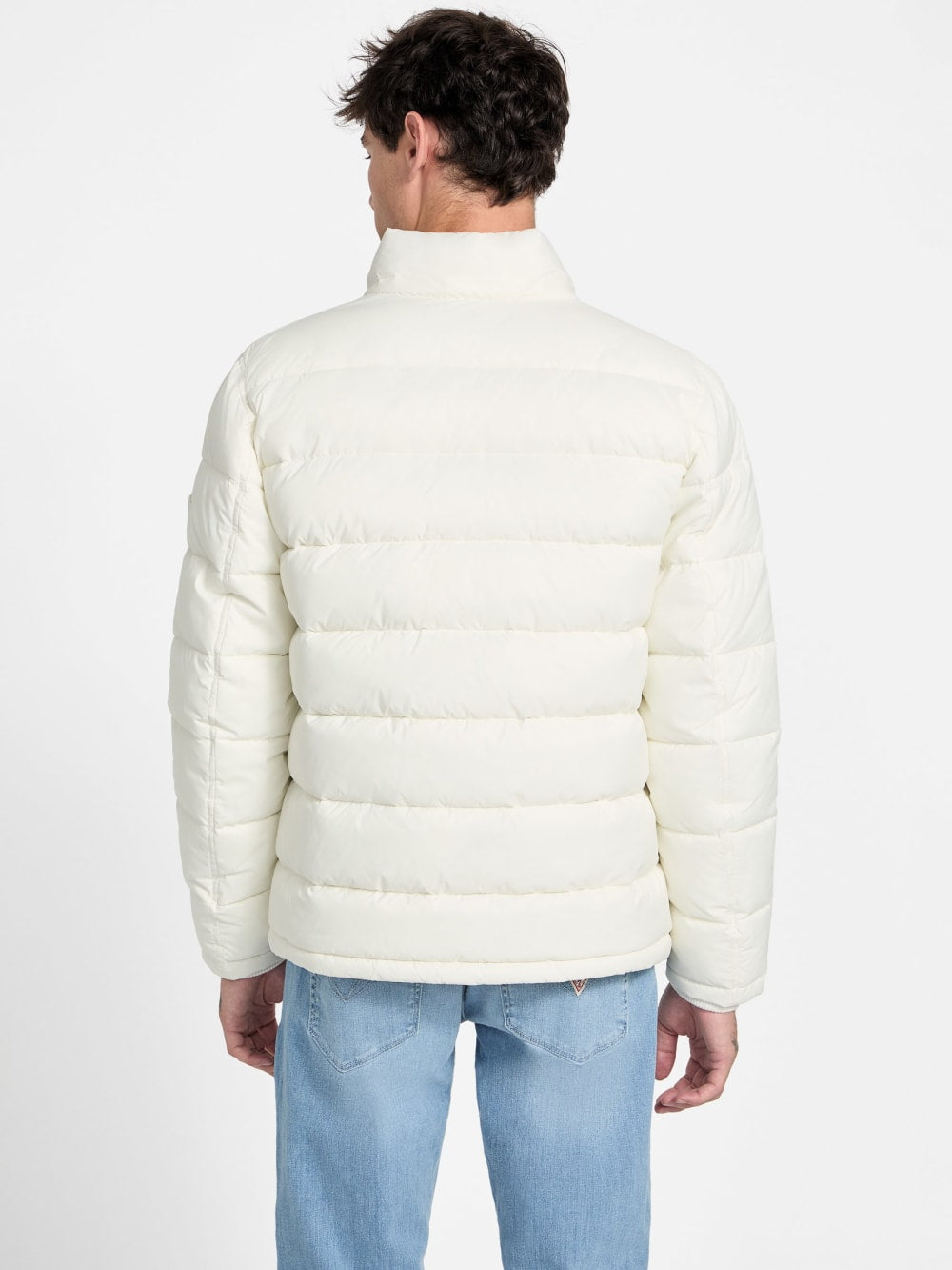 Glacier Matte Nylon Puffer Jacket - Guess