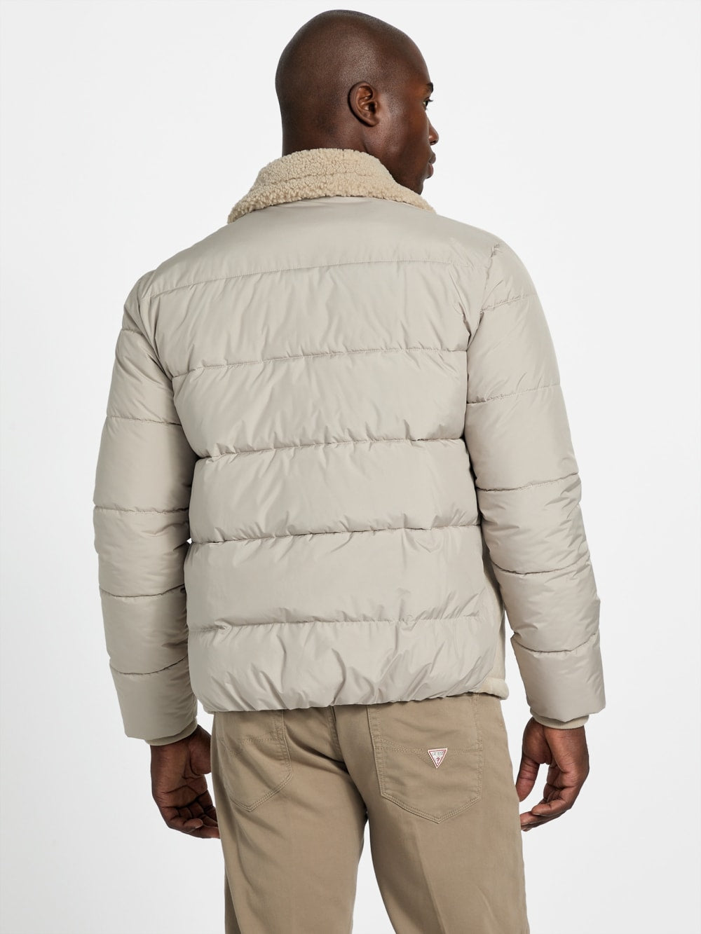 Eco Shearling Puffa Jacket - Guess