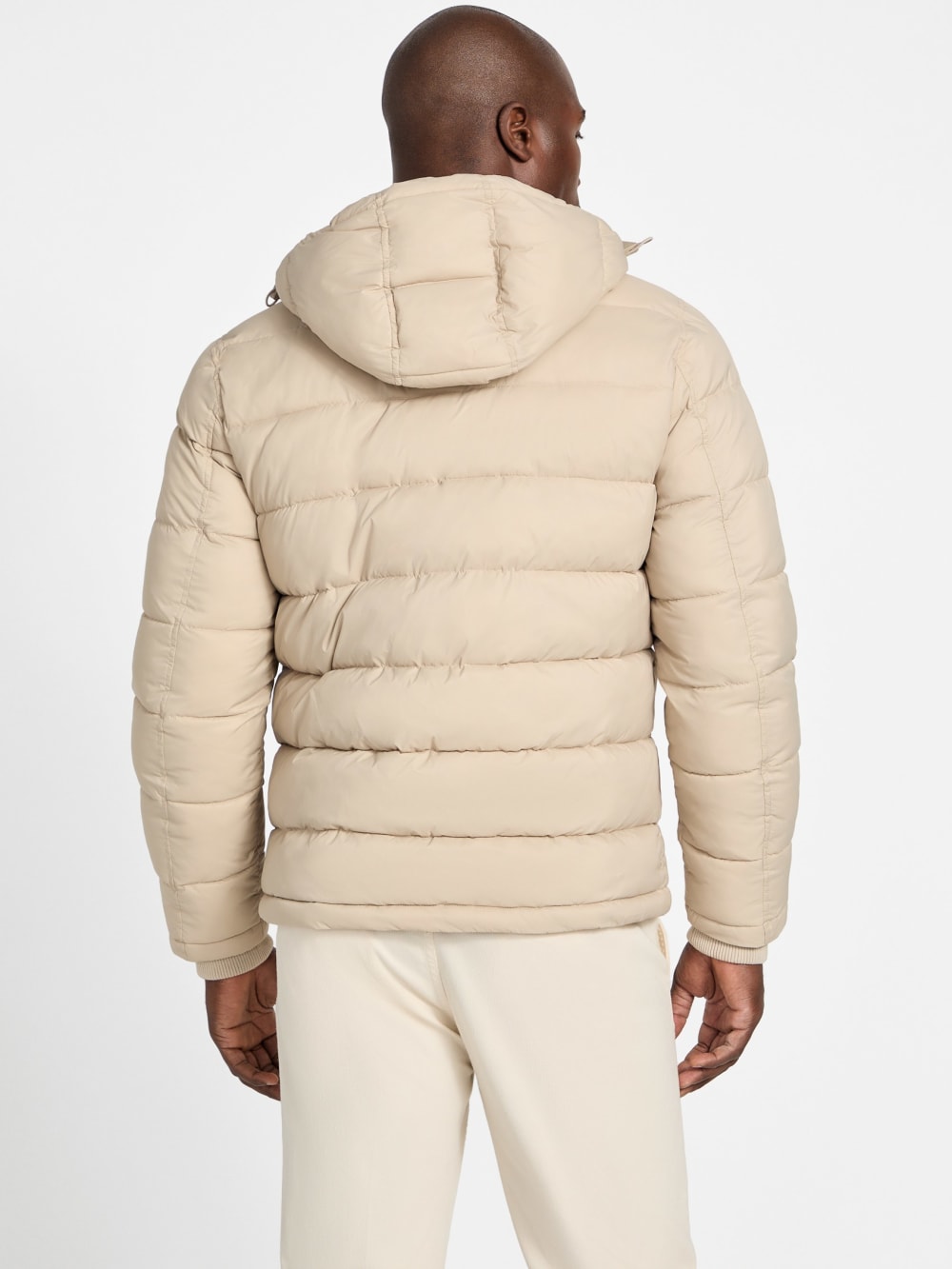 Glacier Matte Nylon Puffer Jacket - Guess