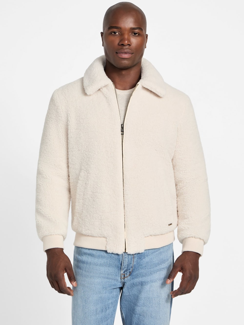 Eco Teddy Faux-Fur Jacket - Guess