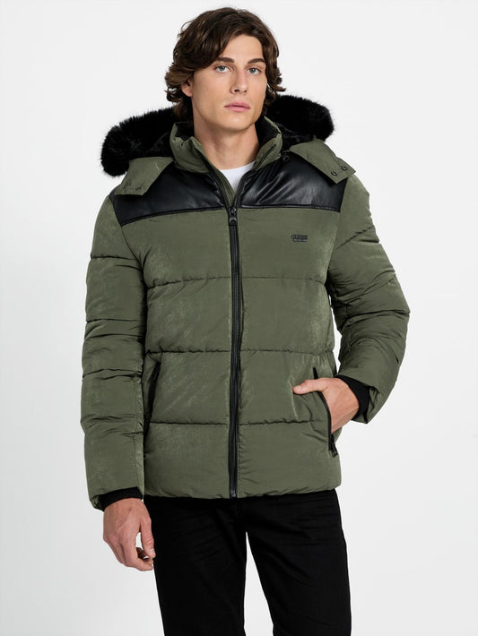 Hooded puffer jacket - Guess