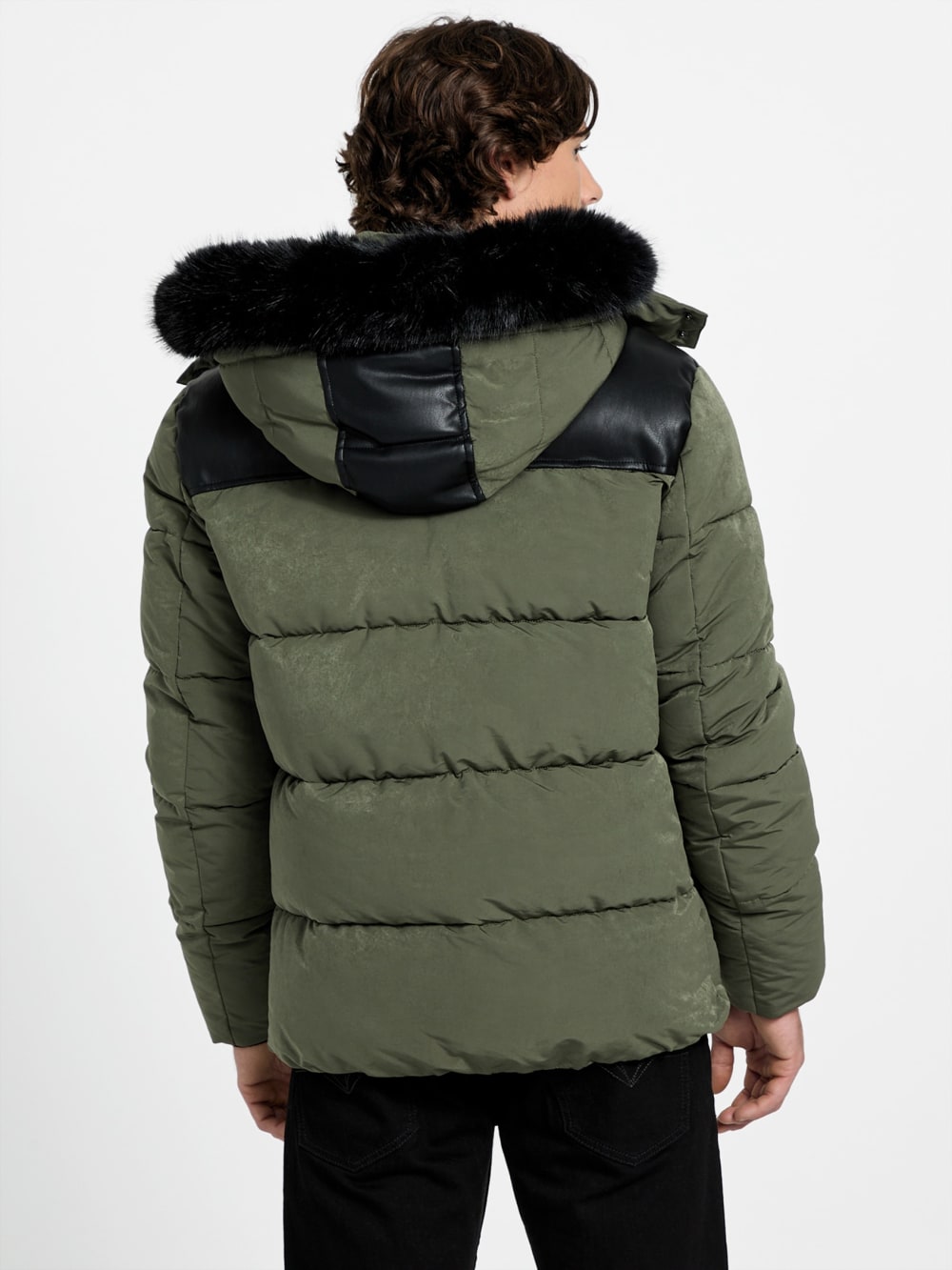 Hooded puffer jacket - Guess