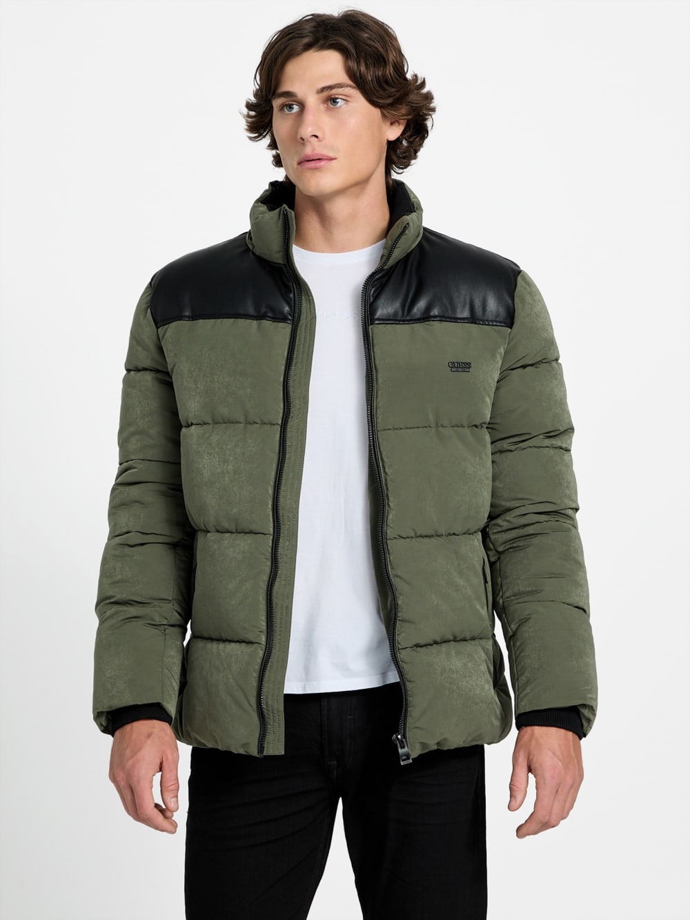 Hooded puffer jacket - Guess