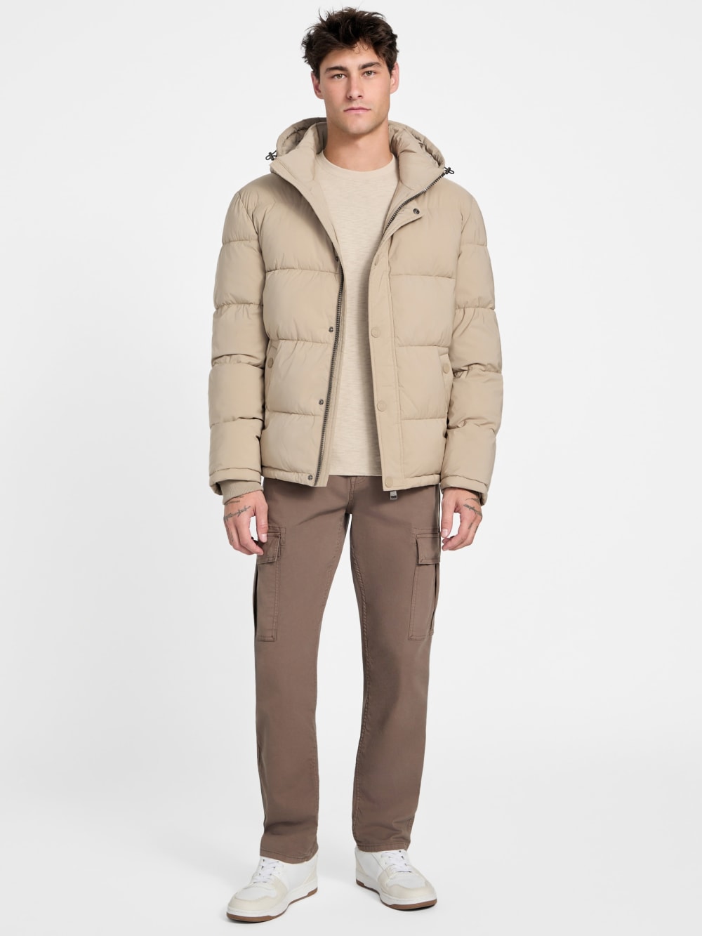 Ecco Stretch Puffa Jacket - Guess