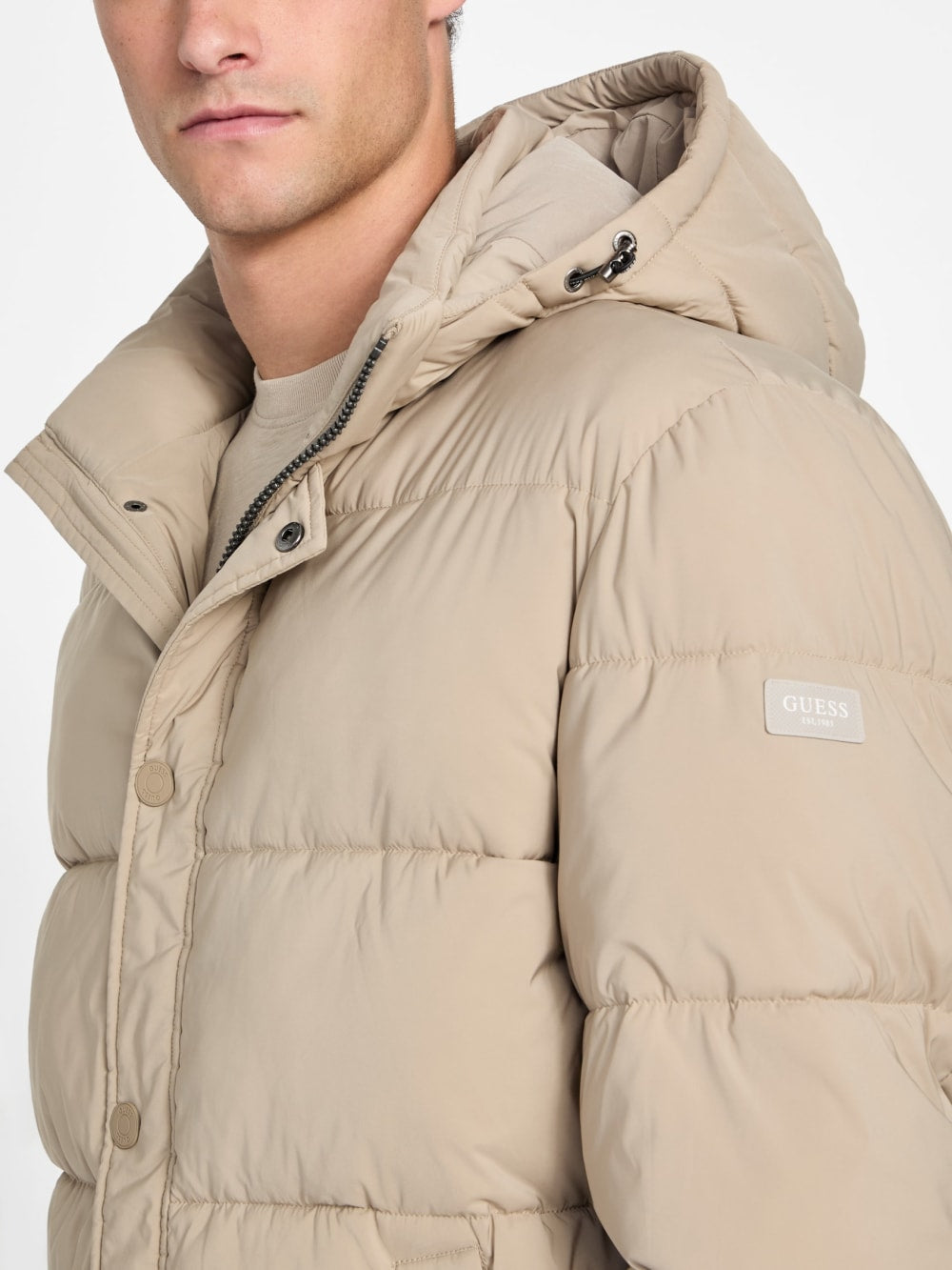 Ecco Stretch Puffa Jacket - Guess