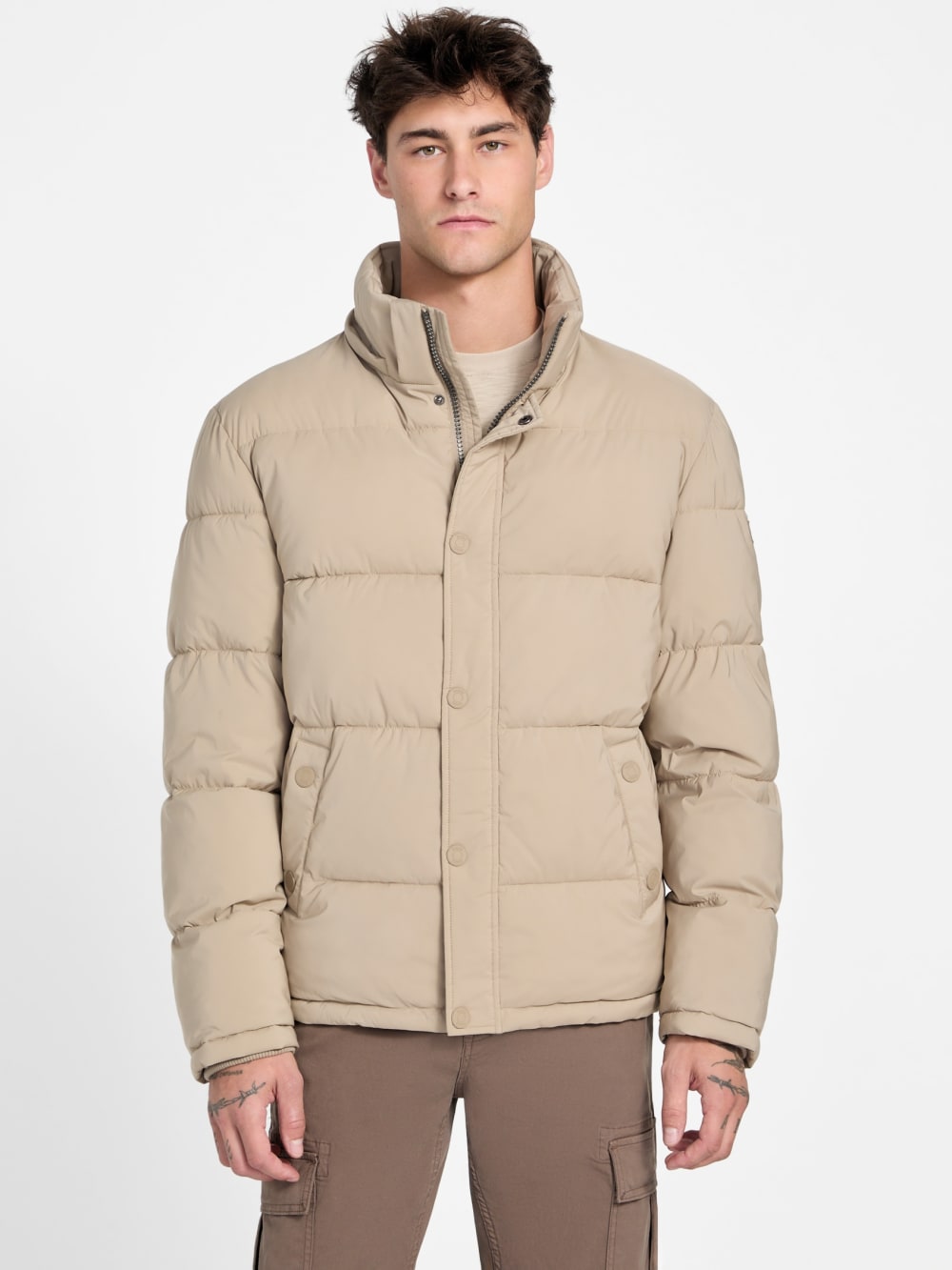 Ecco Stretch Puffa Jacket - Guess