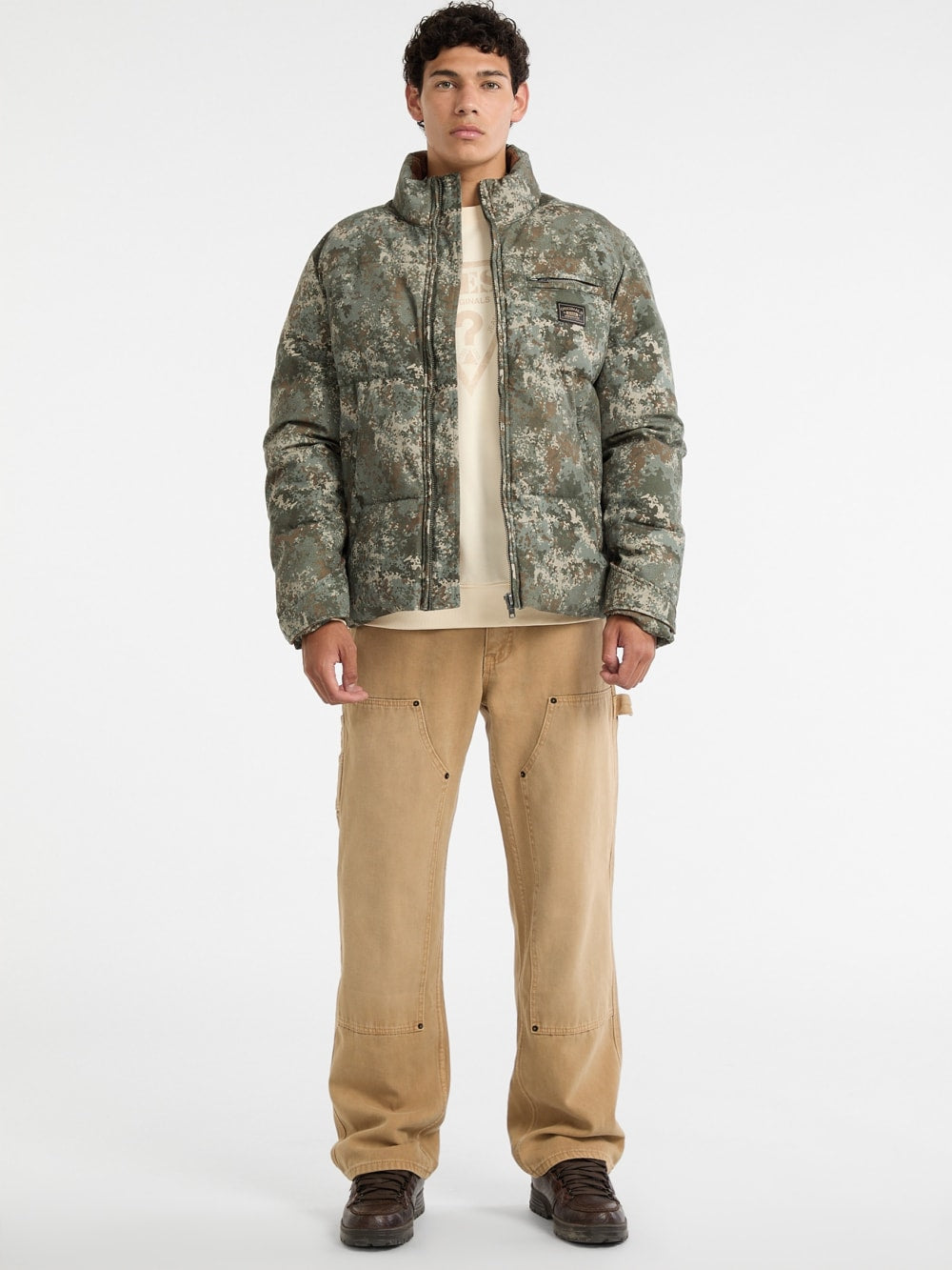 GUESS Originals Canvas Puffer Jacket - Guess