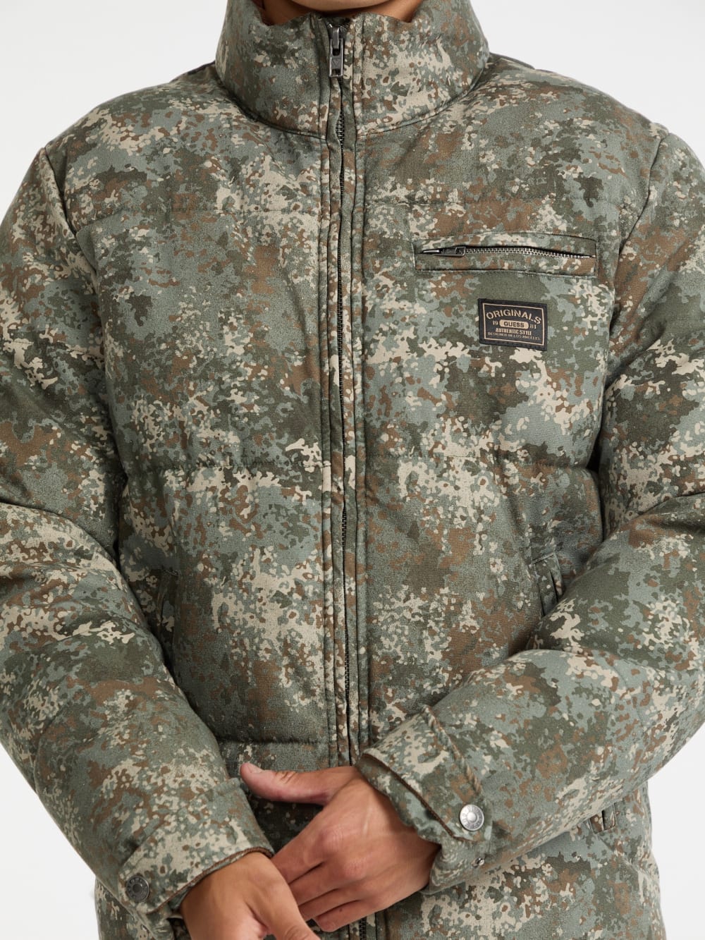 GUESS Originals Canvas Puffer Jacket - Guess