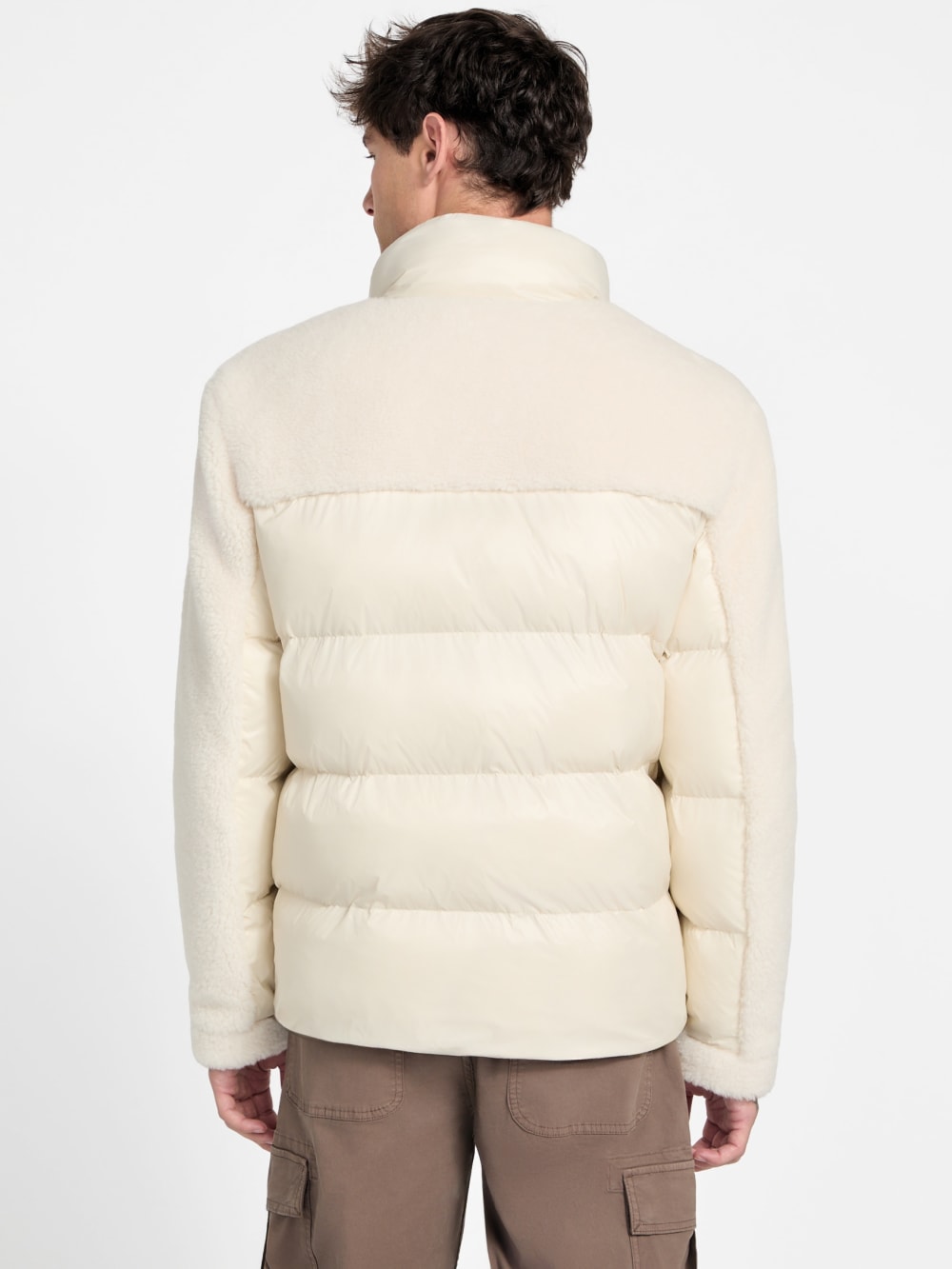 Mix Puffa Shearling Jacket - Guess