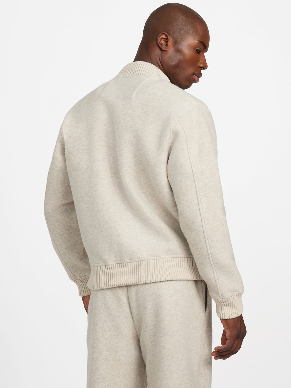 Flight Wool-Blend Scuba Jacket - Guess
