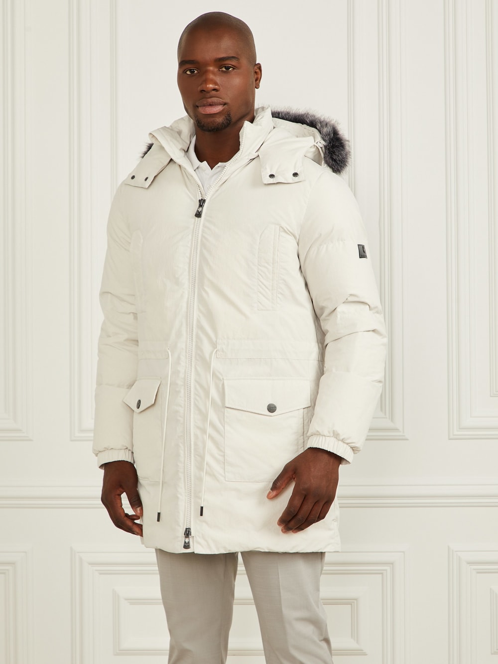 Real Down Long Jacket - Guess
