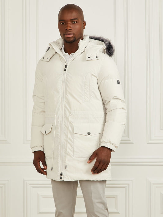 Real Down Long Jacket - Guess