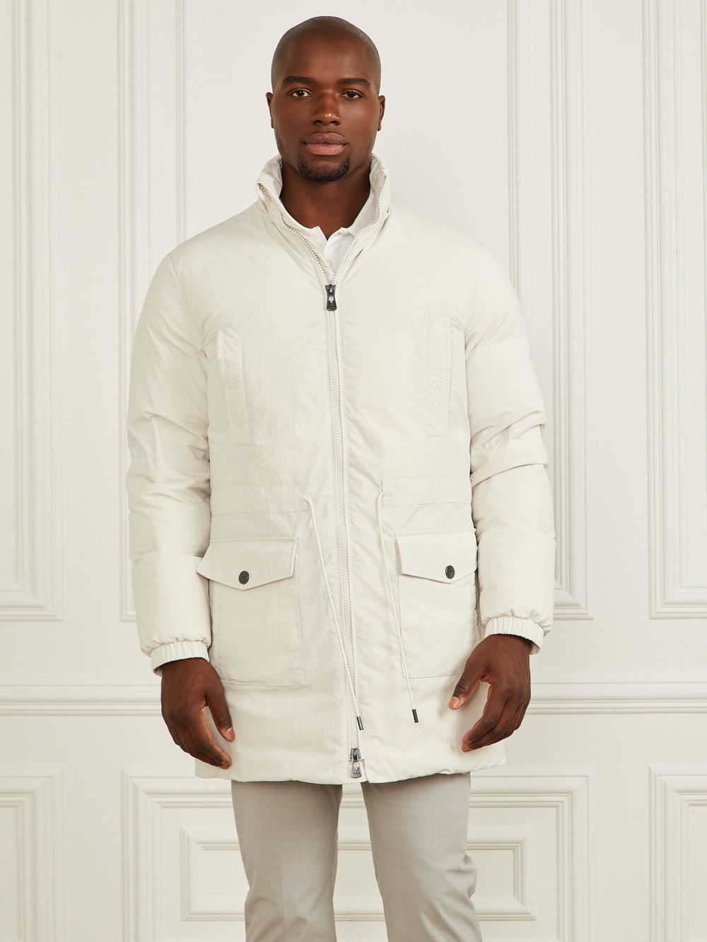 Real Down Long Jacket - Guess