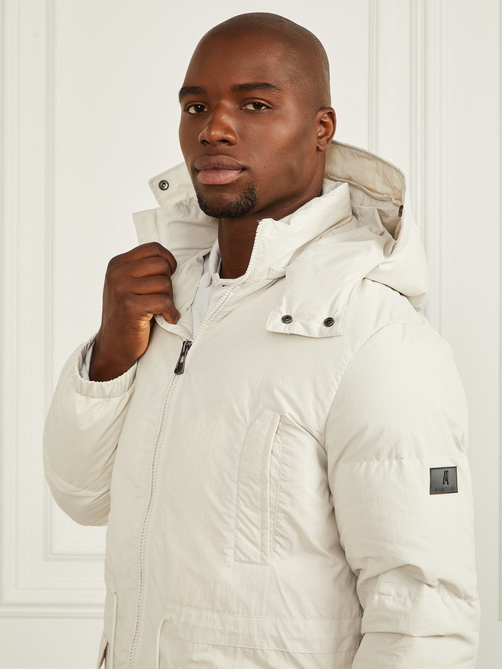 Real Down Long Jacket - Guess