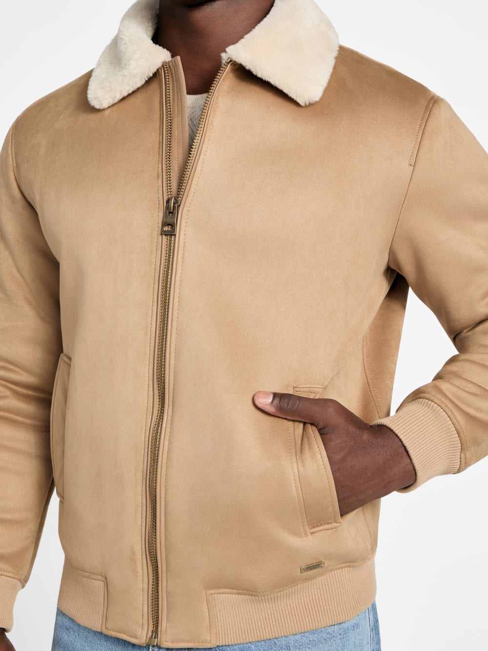 Eco Soft Shearling Jacket - Guess