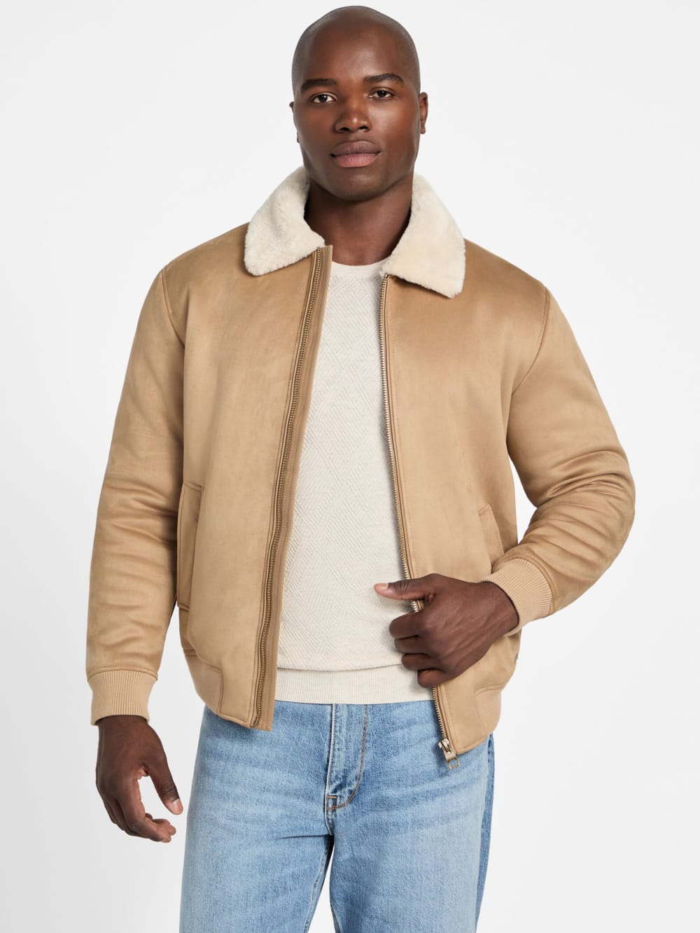 Eco Soft Shearling Jacket - Guess