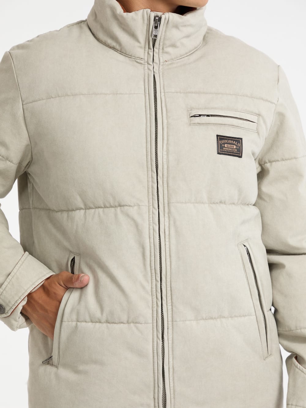 GUESS Originals Canvas Puffer Jacket - Guess