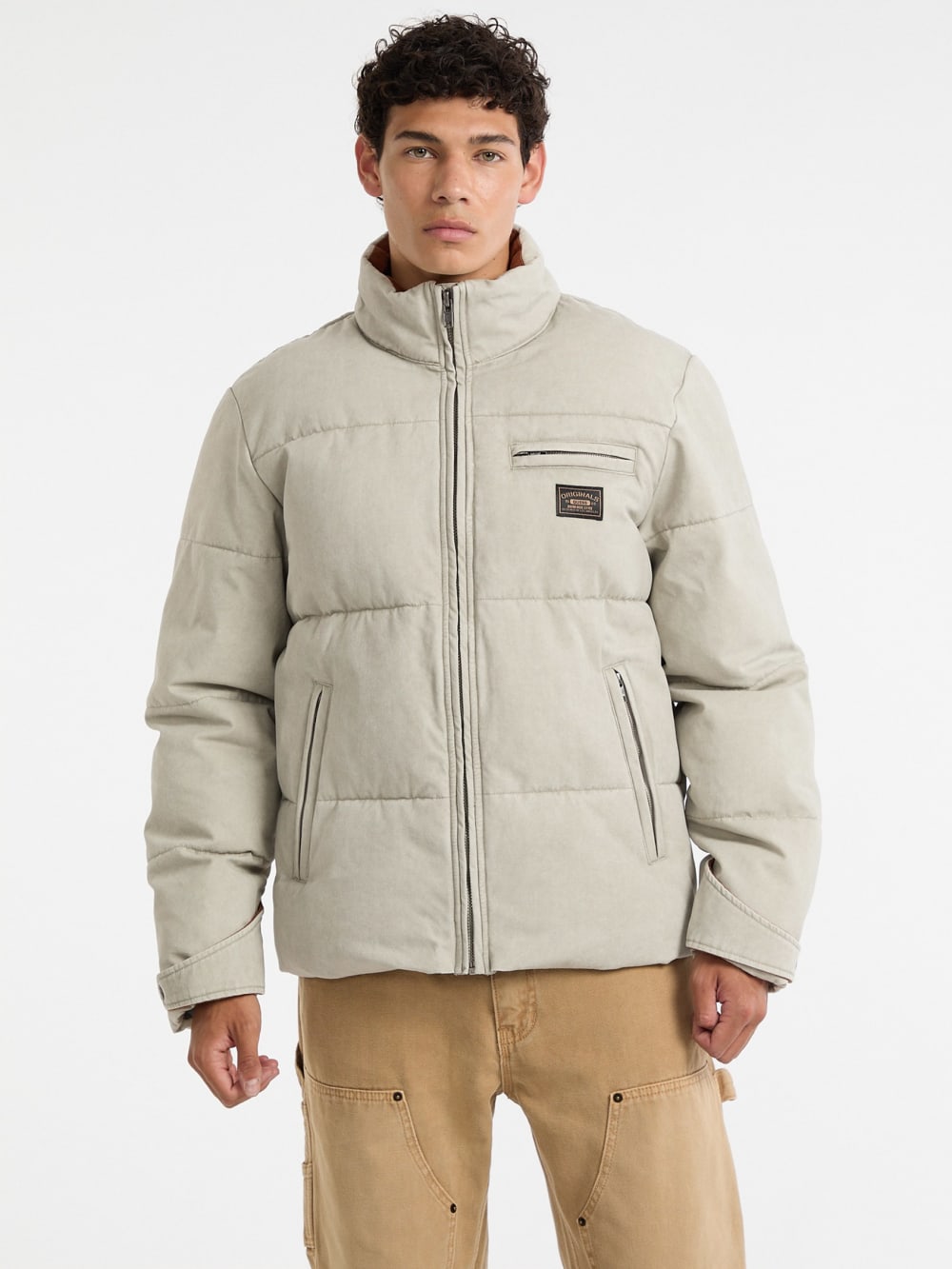 GUESS Originals Canvas Puffer Jacket - Guess