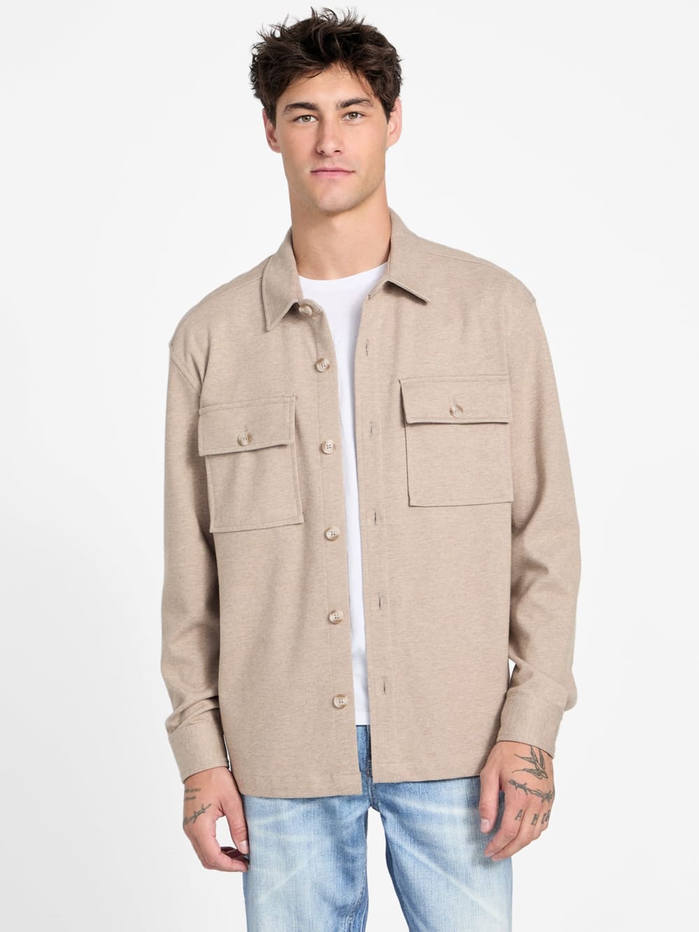 Eco Daniel Luxe Knit Shacket - Guess