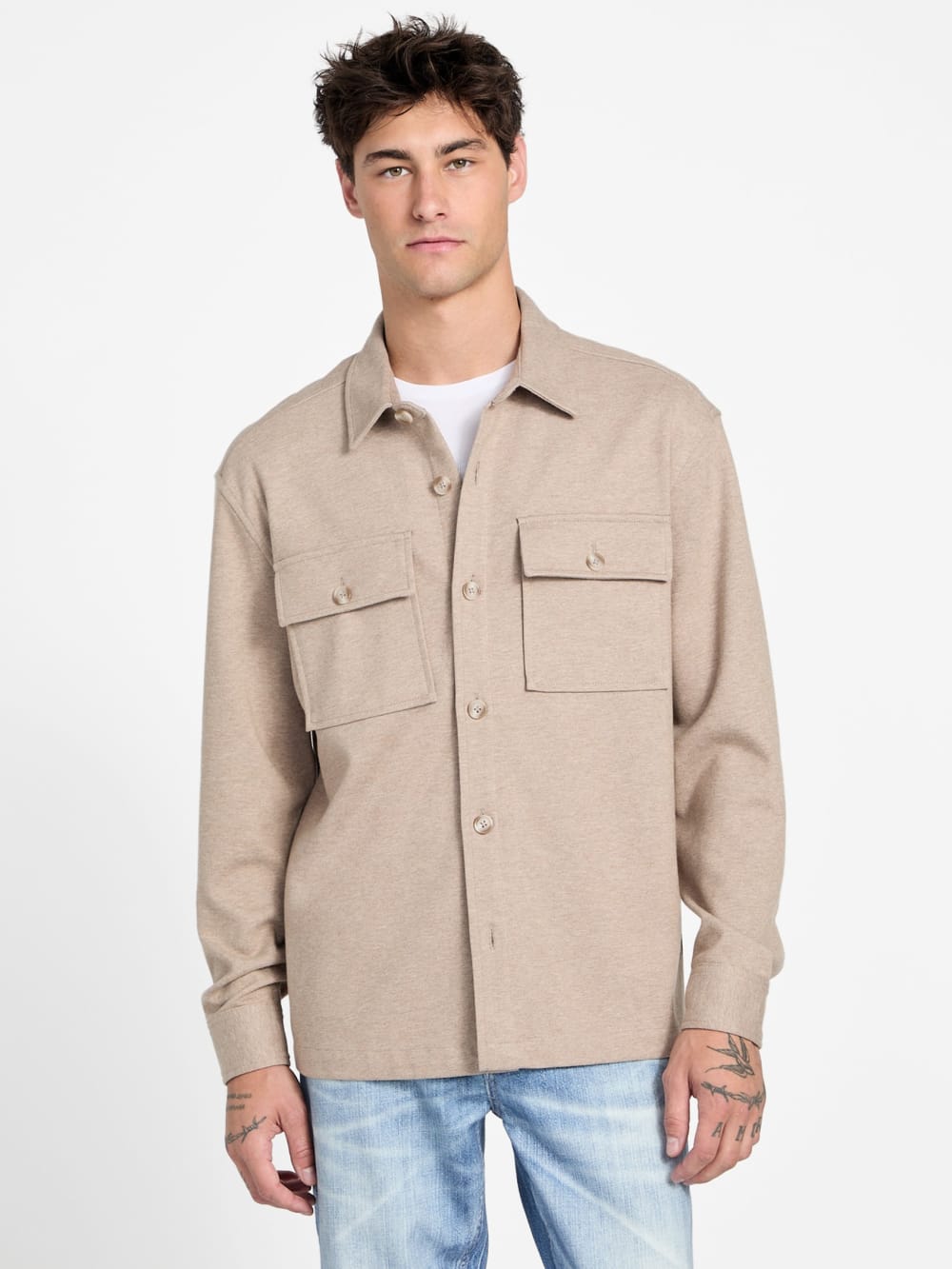 Eco Daniel Luxe Knit Shacket - Guess