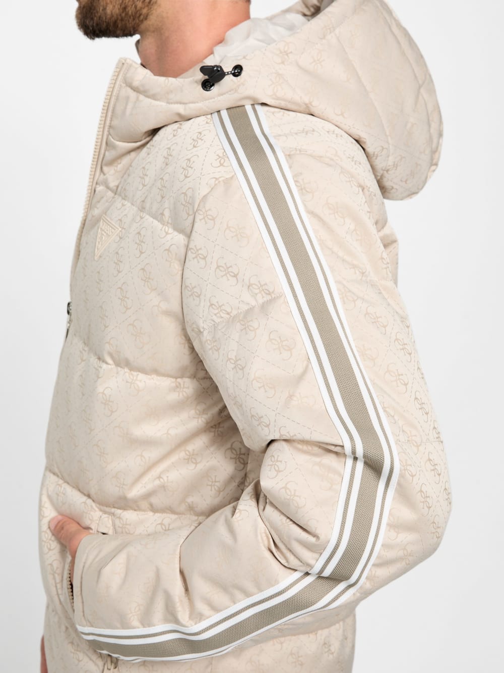 Eco Fusco Hooded Padded Jacket - Guess